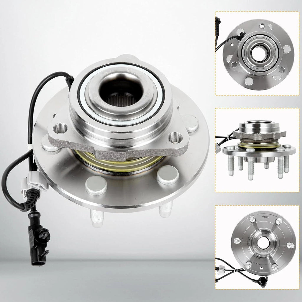 4WD Front Wheel Hub Bearing for Chevy Silverado GMC Sierra 1500 Tahoe (SYERAL)