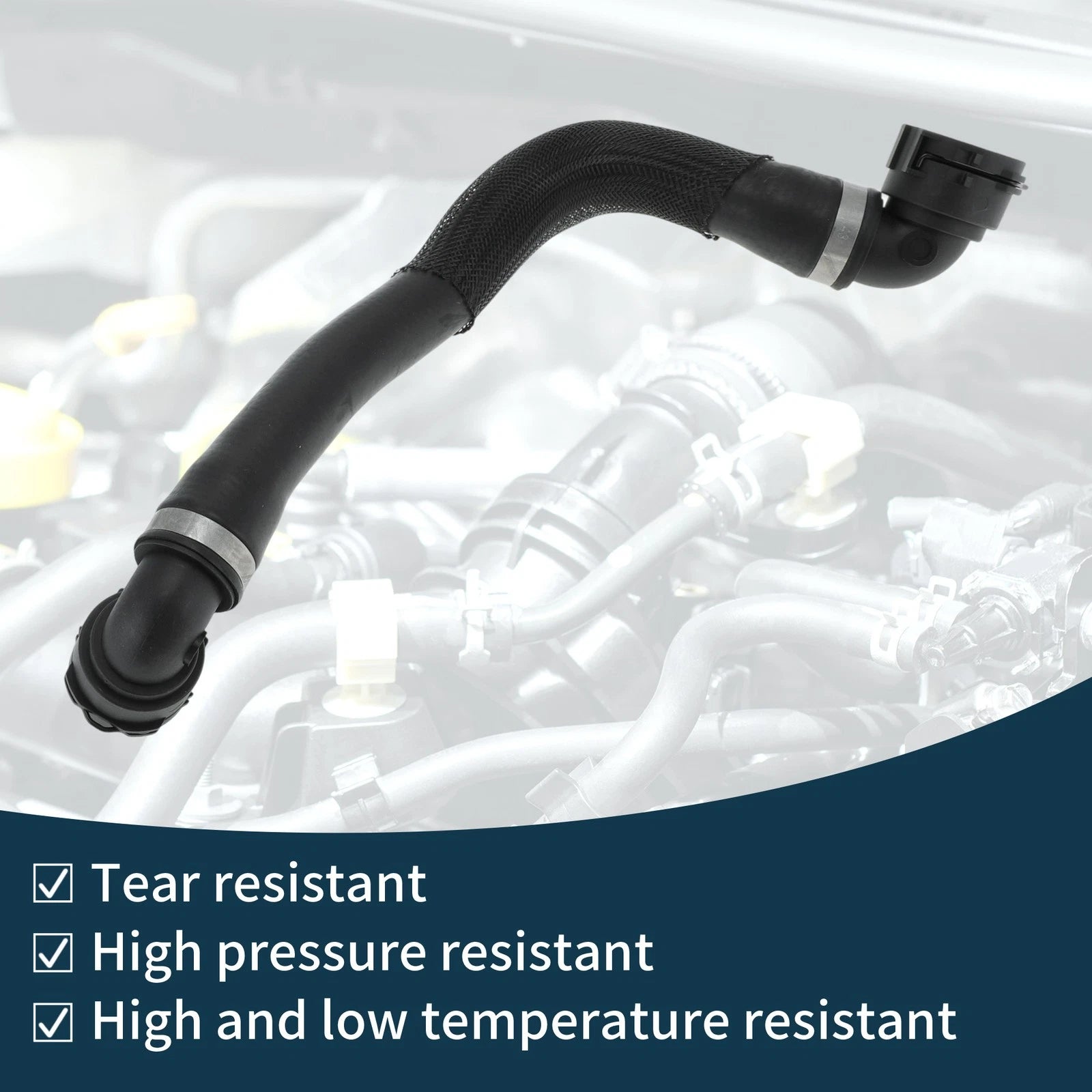 Radiator Hose for BMW X1 (2016–2022) No. 17128658480 Rubber
