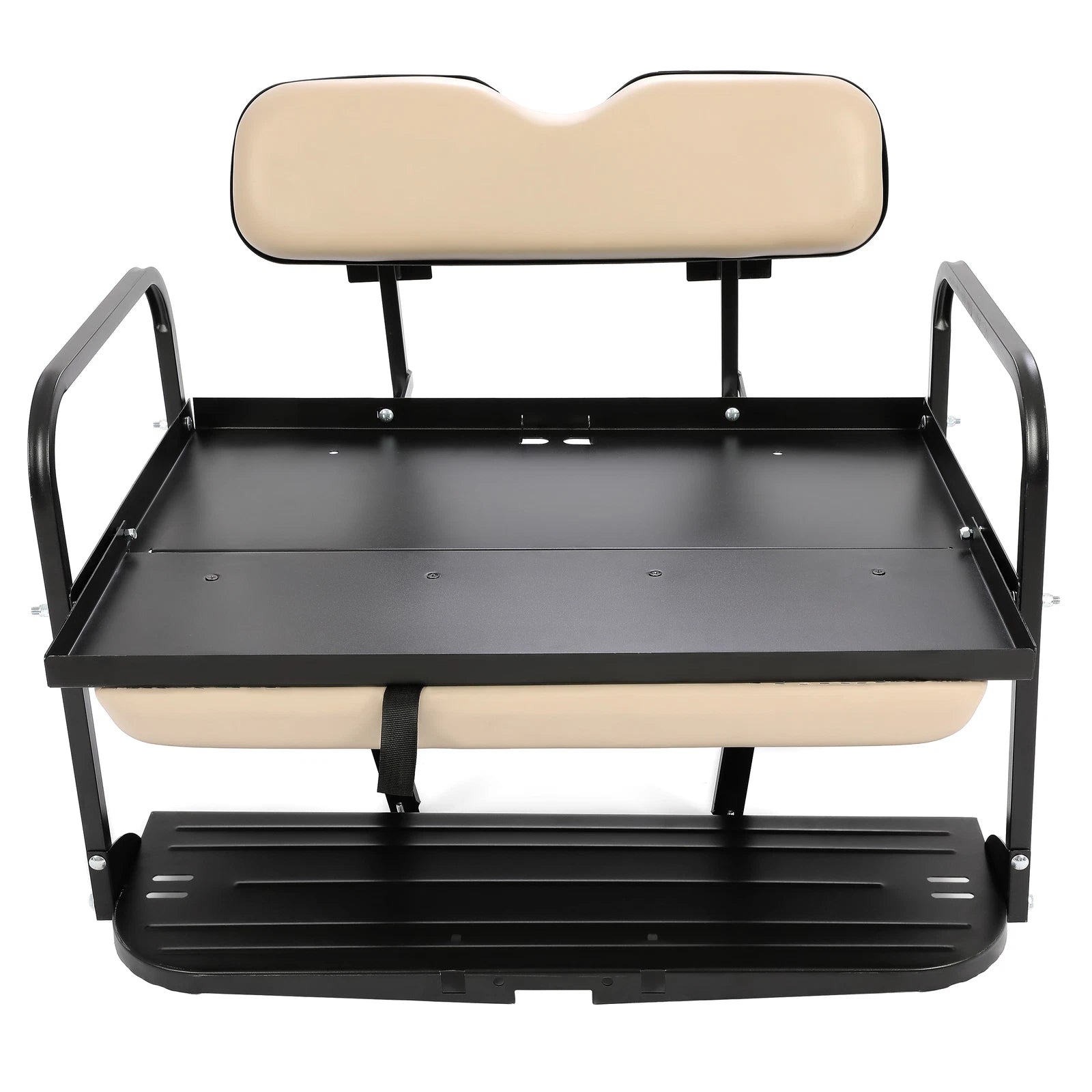 Rear Seat Kit for EZGO Marathon Golf Cart (Pre-1994) Flip-Folding Tan