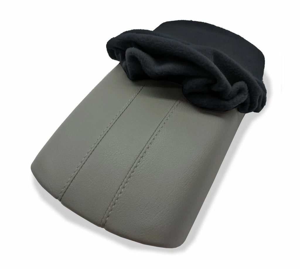 Fleece Console Lid Armrest Cover for Nissan Rogue (2017–2020) Black