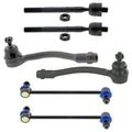 Set of 4 Mevotech Supreme Tie Rod Ends & Sway Bar Links for Accent