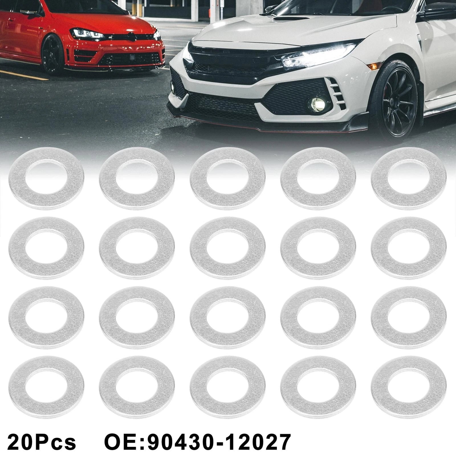 20pcs M12 Oil Drain Plug Gasket for Toyota Lexus Scion  90430-12027