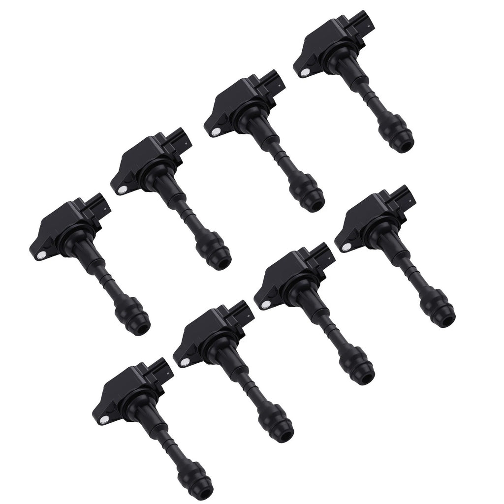 8Pcs Ignition Coil Kit for Nissan Armada/Pathfinder 5.6L V8 (2007–2015) 52-2084