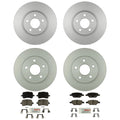 Set of 4 Bosch QuietCast Blue Ceramic Disc Brake Pads for Aura Malibu (2008–2010)
