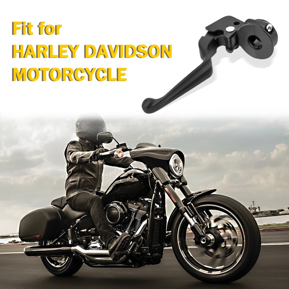 Clutch Lever Perch Clamp for Harley Softail Fat Boy Night Train Road King (1990–2023)