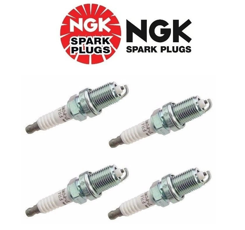 Set of 4 NGK V-Power FR4 Spark Plugs # 5155 for