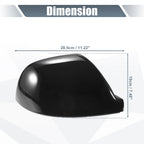 Right Side Mirror Cover Cap Gloss Black for Volkswagen Transporter T5 T6 (2003–2019)