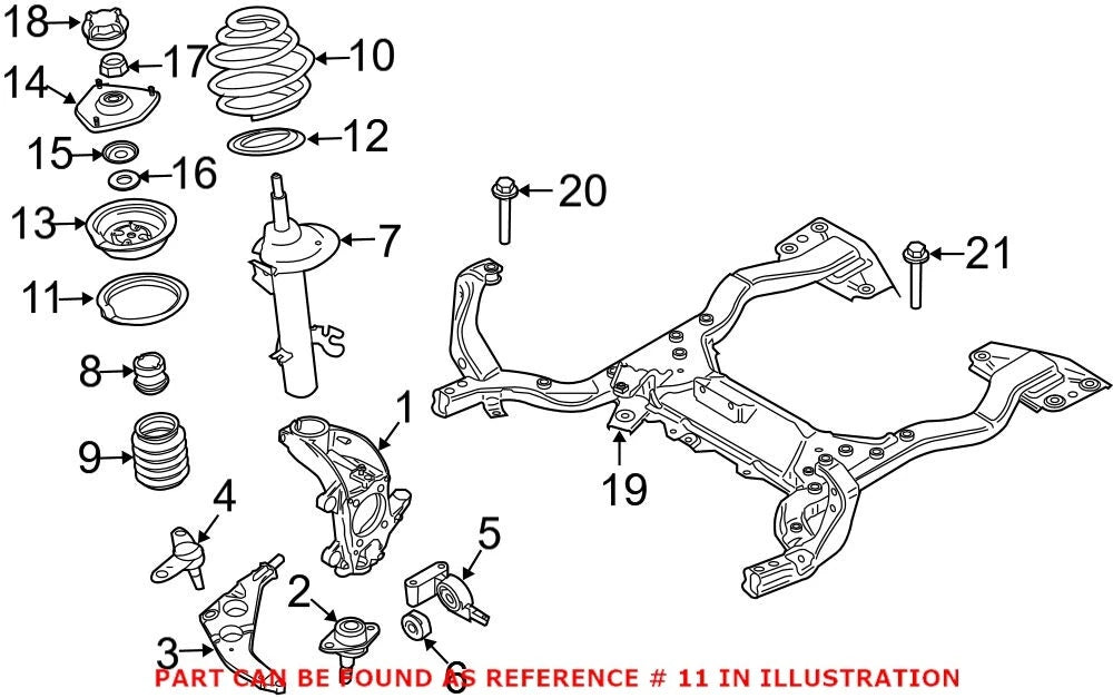 Coil Spring Insulator for BMW (2000–2023) 31331128523