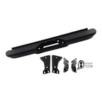Rear Bumper Assembly for Chevrolet K1500 (1988–1998) 15607160 Black Steel