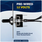 2-Pack Toggle Anchor Windlass Switch for (12V) - FO3740