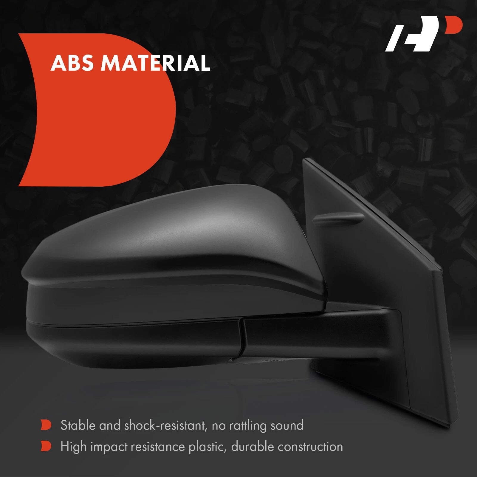 Passenger Power Side Mirror with Manual Folding for Toyota RAV4 (2015–2015)