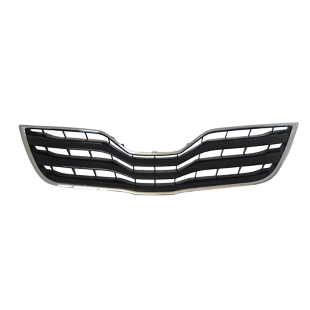 Replacement Chrome/Ready to Paint Plastic Grille For 2010-2011 Toyota Camry