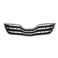 Replacement Chrome/Ready to Paint Plastic Grille For 2010-2011 Toyota Camry