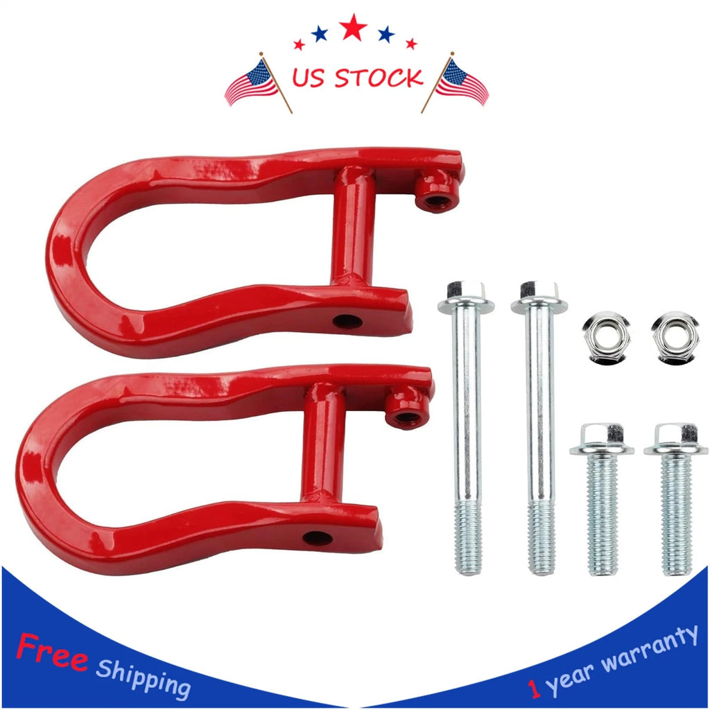 Front Bumper Tow Hook Shackles for Chevy Silverado 1500 (2007–2018)