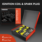 4x Ignition Coil & 4x Iridium Spark Plug for Toyota Corolla Matrix (2010-2013)