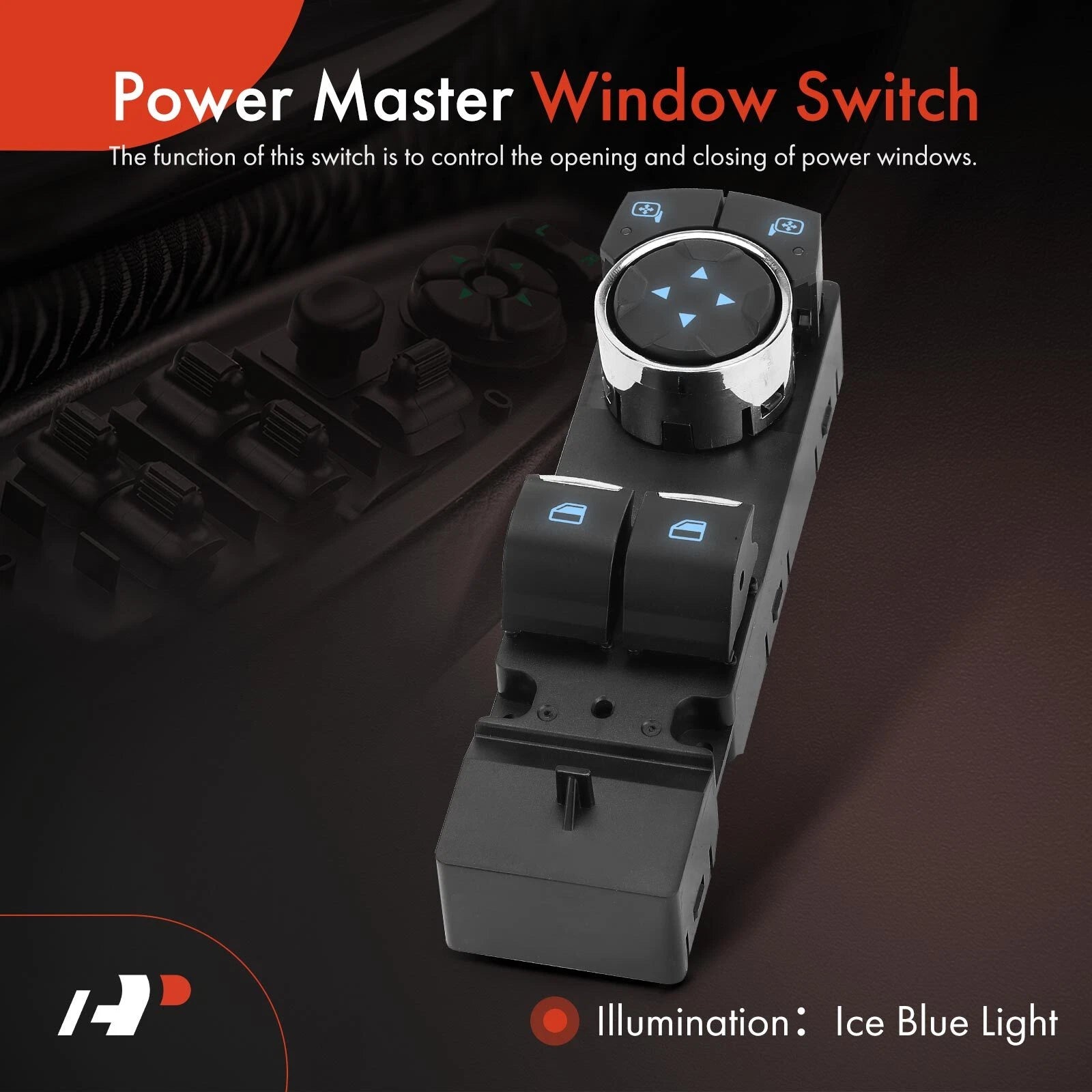 Front Left Power Window Switch for Ford F150, Mustang (2015-2020)