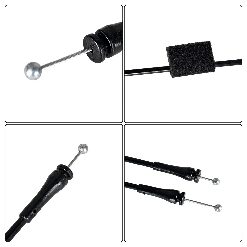 2X Rear Right Cargo Door Latch Release Cables for Ford E150 E250 E350 (1992–2014)