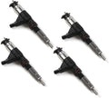 4X Fuel Injector 095000-6310 for John Deere 4045T 6068T (210G)