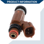 Fuel Injector No.FP35-13-250 for Mazda 626 LX (2000–2002) 1 Pc Brown