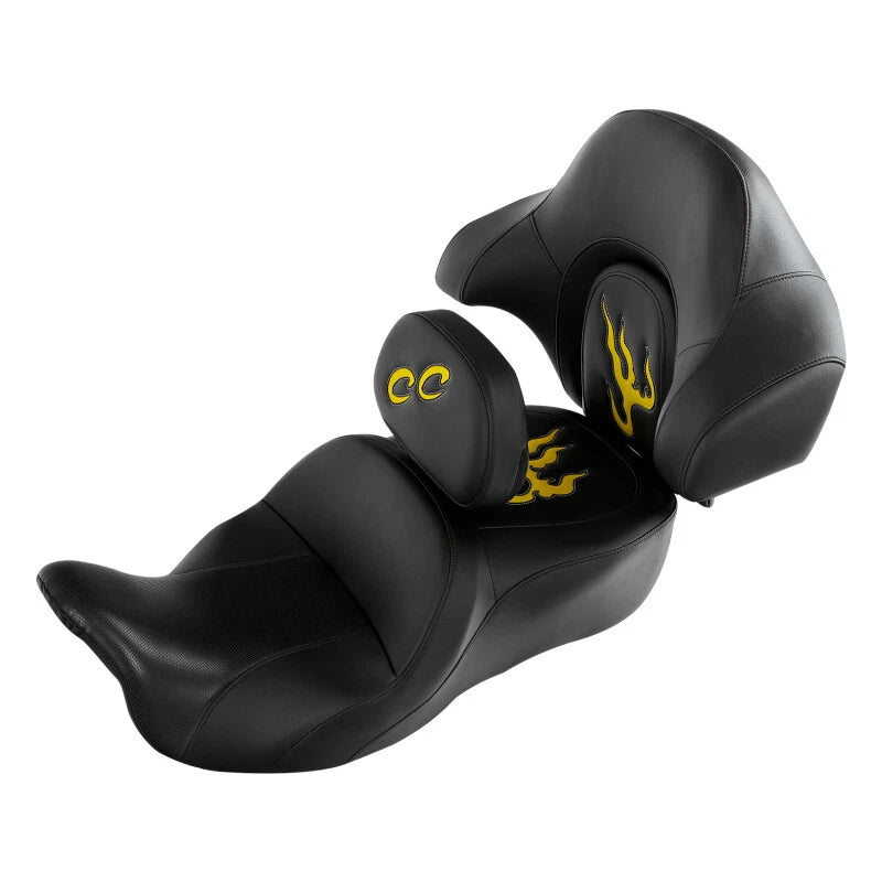 Driver Passenger Seat & Backrests for Harley Touring CVO Road Glide (2014–2023)
