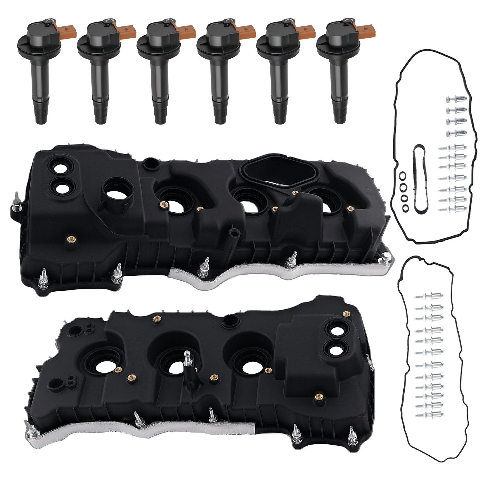 Valve Cover with 6 Ignition Coils for Ford F-150 3.5L V6 Turbo (2013–2016)