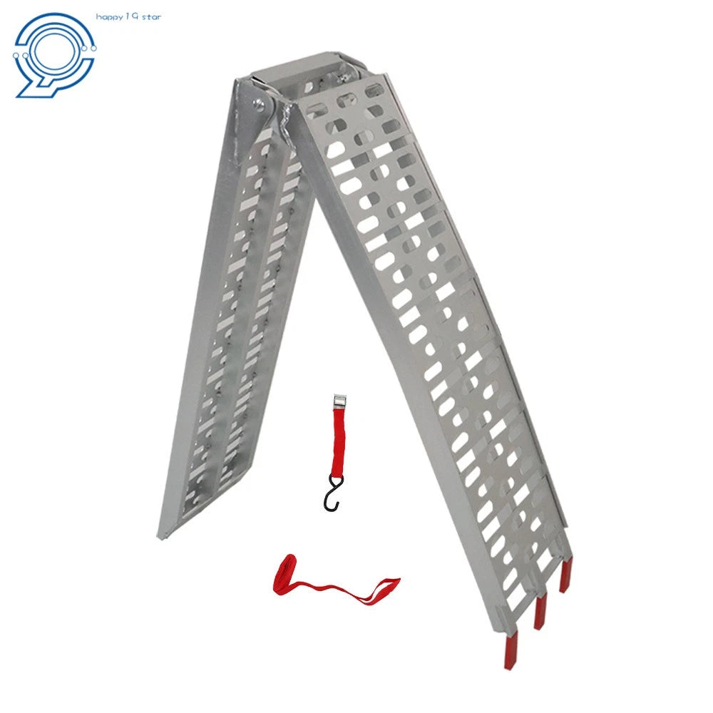 7.5' Heavy Duty Aluminum Folding Loading Ramp for Motorcycle ATV UTV