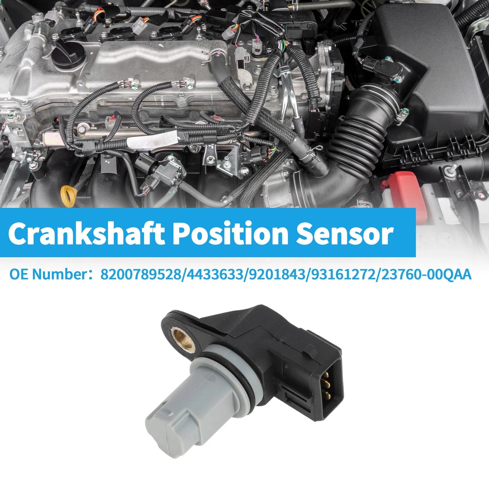 Crankshaft Position Sensor for Nissan Primera 1.9dCi (2002–2007) No. 23760-00QAA