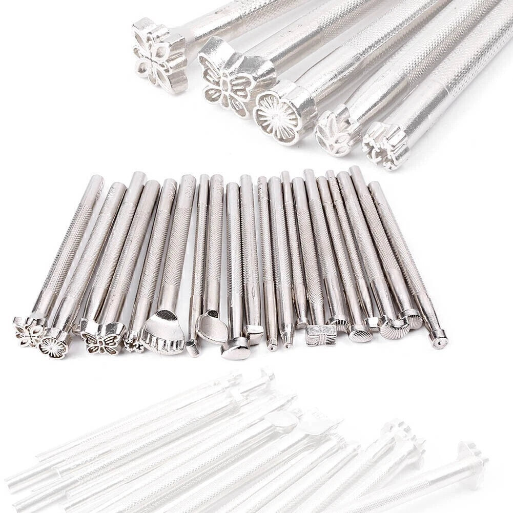 20pcs Leather Craft Stamps for Saddle Making Tools