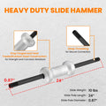 Slide Hammer Dent Puller Tool for Auto Body Repair (Universal)