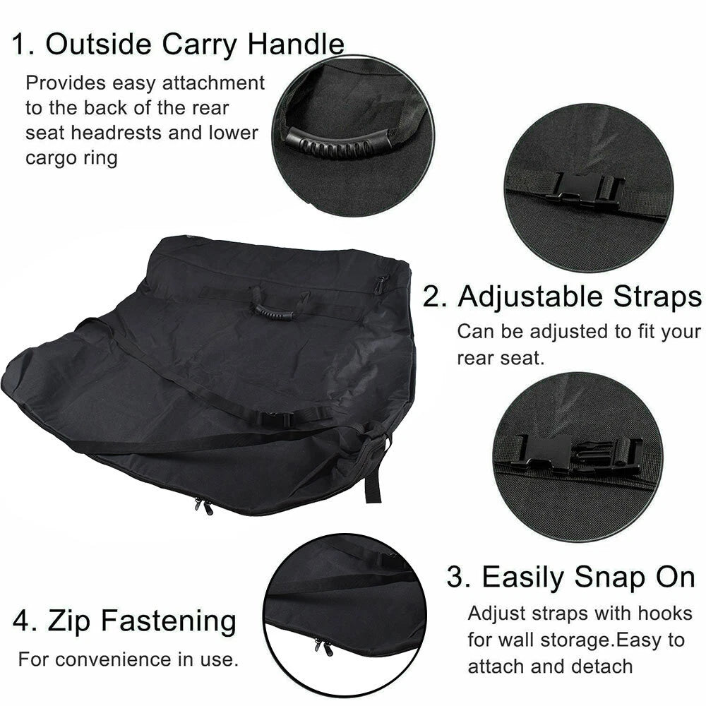 Storage Bag for Jeep JK JL Hard Top (2007â2020) - Black with Handle