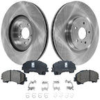 Front Brake Disc Rotors and Pads Kit for Infiniti Q50 Q60 (2017)