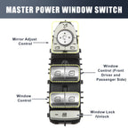Power Window Switch A2229052004 for Mercedes-Benz W222 S-Class (2013–2017)