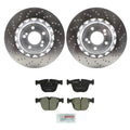 Set of 2 Rear Rotors & Brake Pads for BMW F85 X5 F86 X6 (2014–2019)