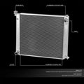 2-Row Full Aluminum Racing Radiator for Nissan 300ZX Z32 (1990–1996)
