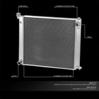 2-Row Full Aluminum Racing Radiator for Nissan 300ZX Z32 (1990–1996)
