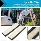2X Air Filter for Bobcat S630 S650 T450 T550 T590 T595 T630 T740 (2010–2023)
