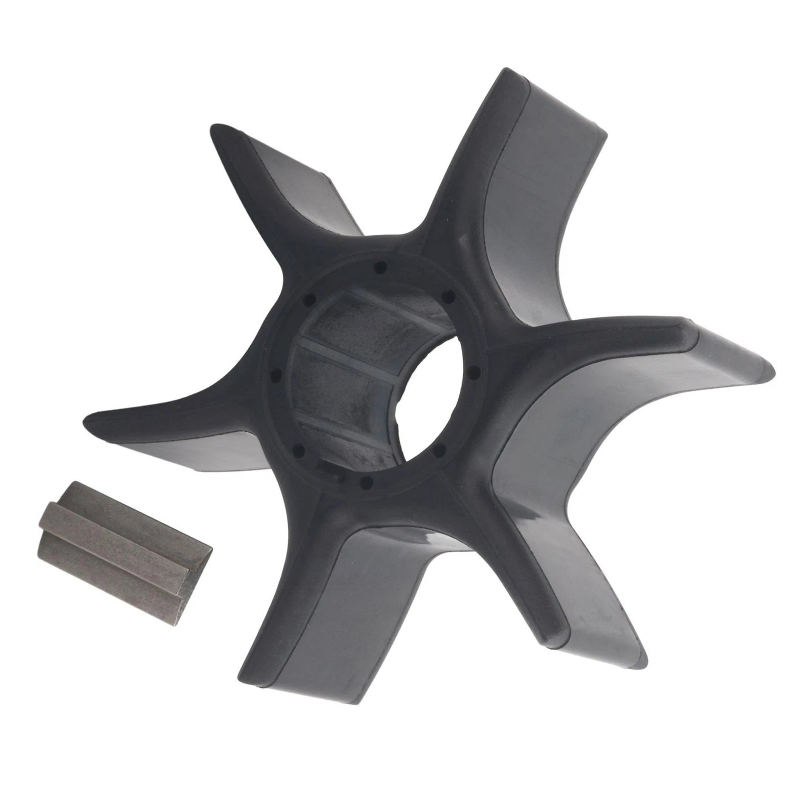 Water Pump Impeller & Key for Yamaha Outboard (6GR-44352-00, 6GR-44352-01)