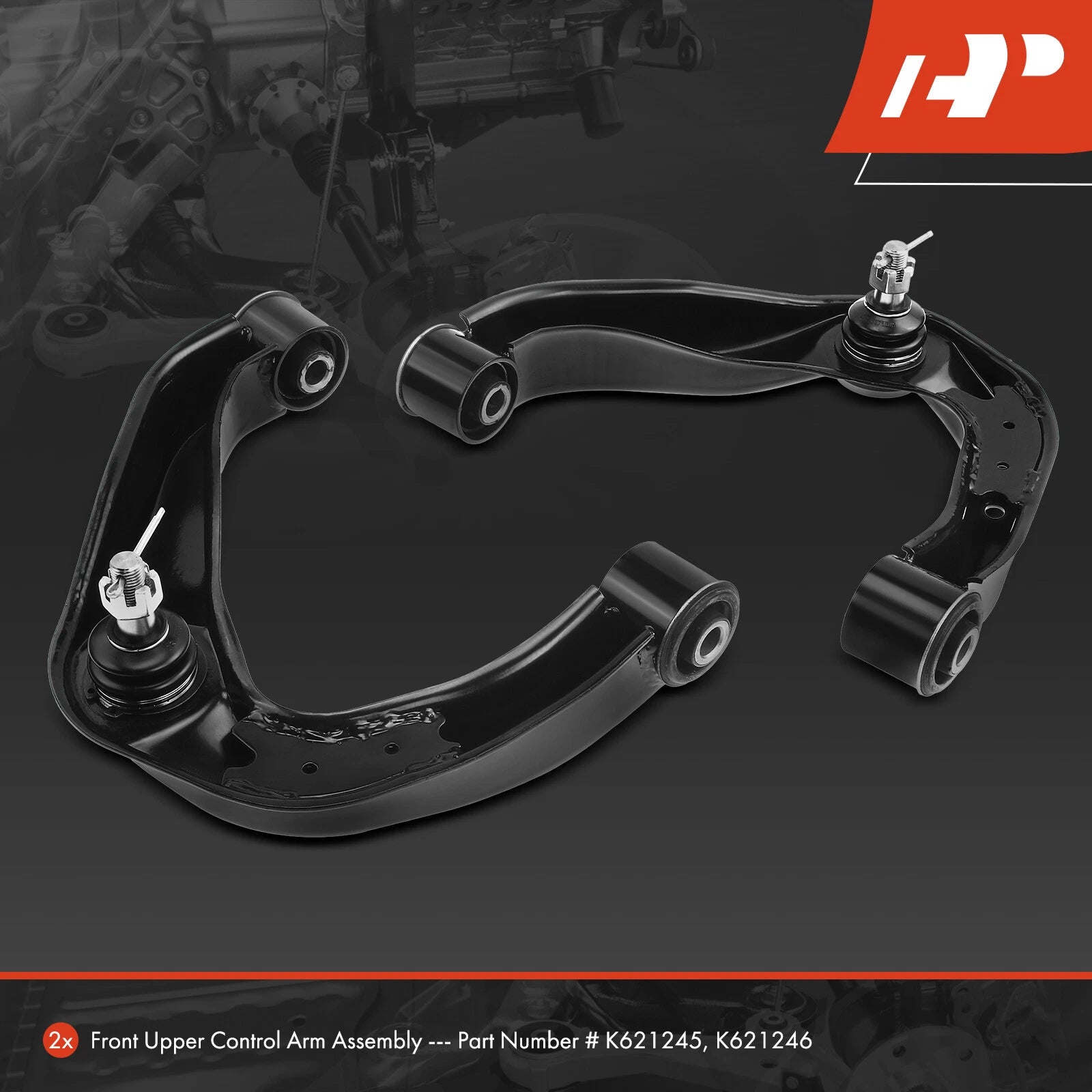 2X Front Upper Control Arm & Ball Joint for Nissan Frontier Pathfinder (2005-2022)