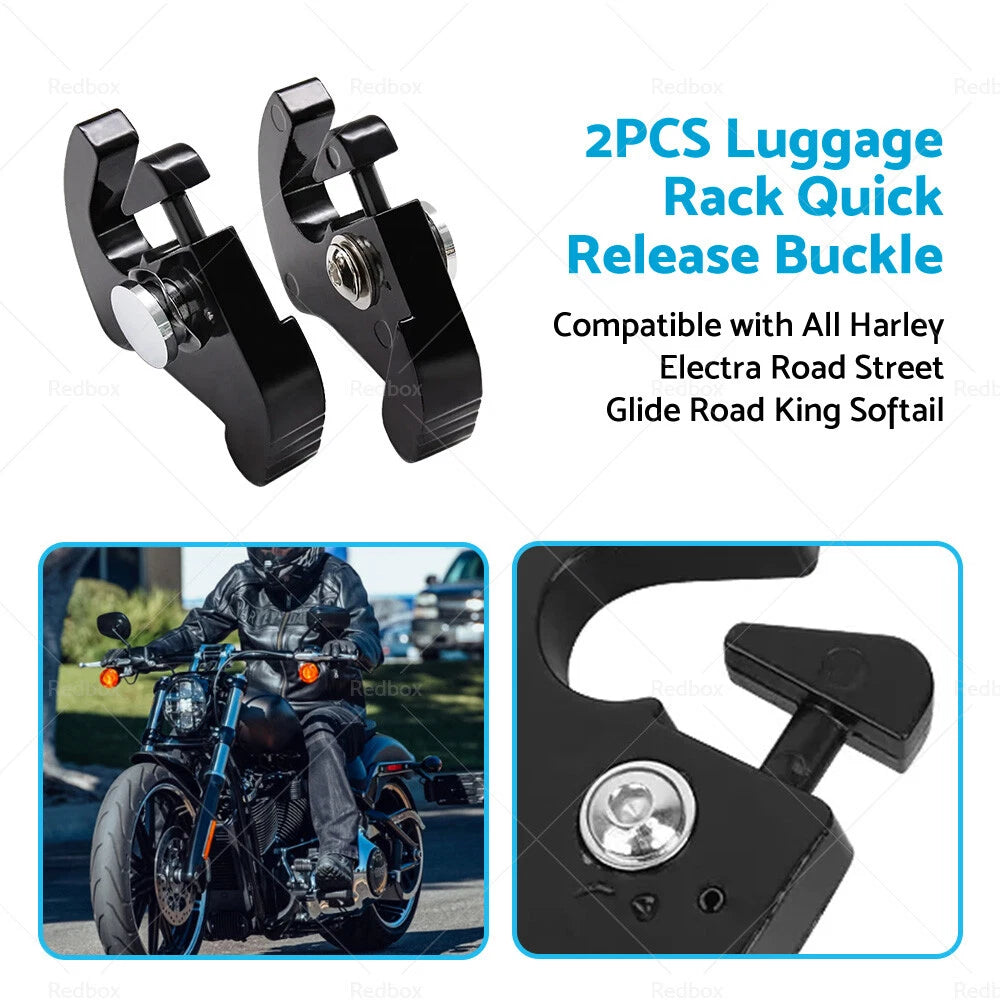 Quick Release Backrest Mounting Kit for Harley Sissy Bar