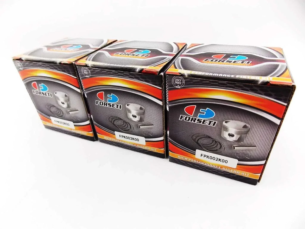 0.5mm O/S FORSETI PISTON KIT 45.5mm RINGS CLIPS for KAWASAKI S1-A 250SS (1973)