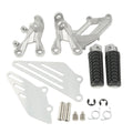 Set of 2 Front Rider Driver Foot Pegs Bracket for Kawasaki Ninja ZZR1400 ZX14R (2006–2023)