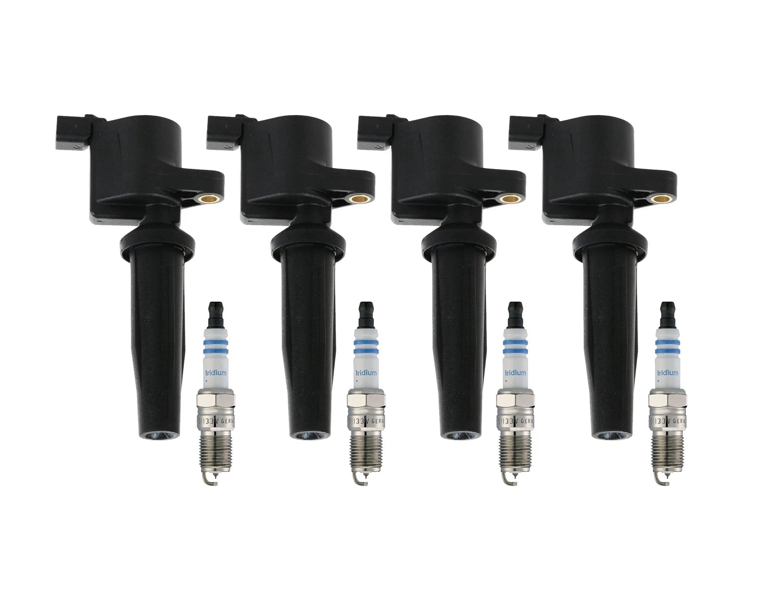 Set of 4 Ignition Coils & 4 Iridium Spark Plugs for 2.3L L4 VIN Z H