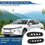 Set of 2 Air Condition Outlet Vent Trim Cover Frame for Toyota Camry (2025–2026)