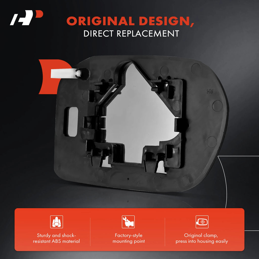 Pair Manual Mirror Glass for Honda Civic (2006-2011)
