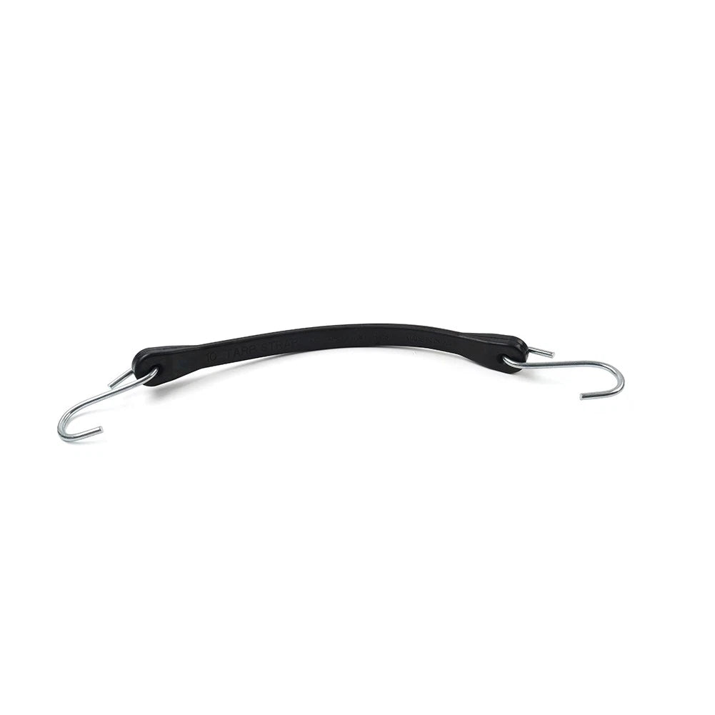 10" Rubber Tarp Straps Tie Down Bungee Cords with Hooks for Cars