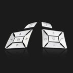 Chrome Steering Wheel Button Cover Trim for Mercedes E-Class W204 (2012–2016)