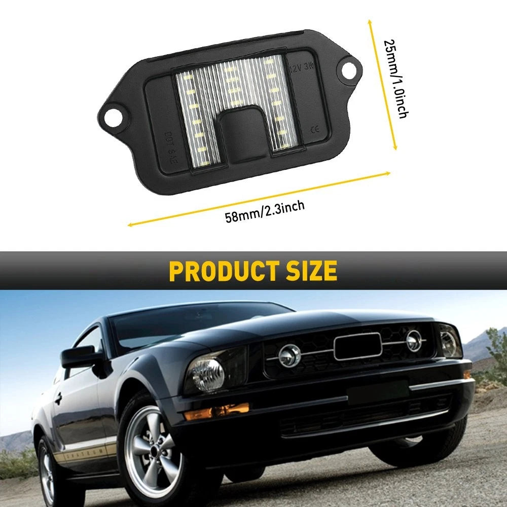 LED License Plate Light Housing for Ford Mustang (2005–2009)