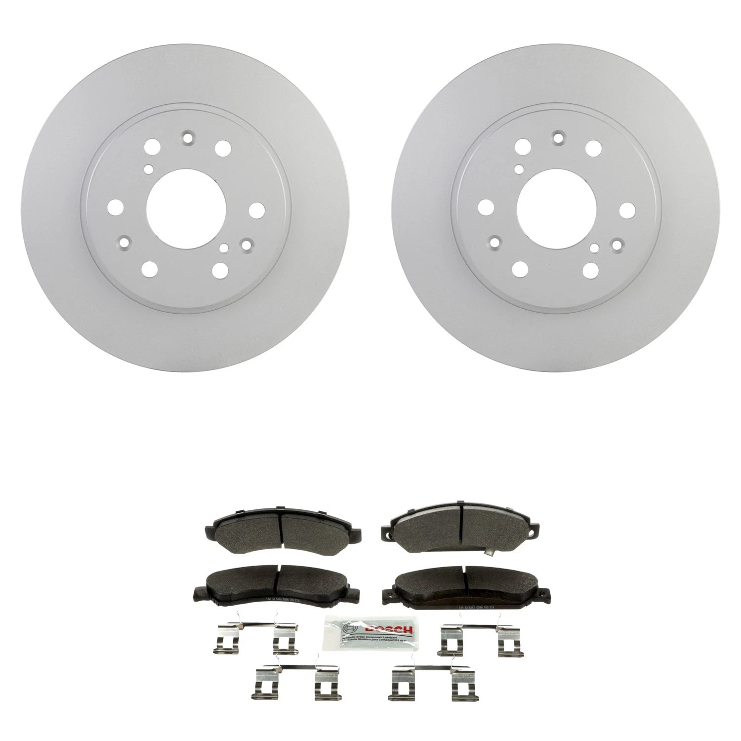 Set of 2 Bosch Quietcast Semi-Metallic Disc Brake Pads for Silverado
