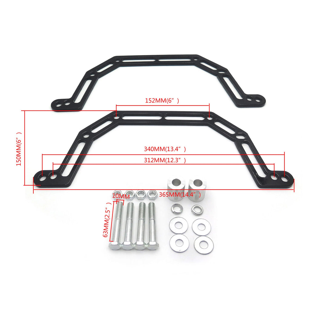 Lowering Kit for Polaris Predator 500 (2003–2007) 4" HTTMT Black