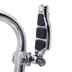 Chrome Highway Stiletto Flat FootPeg Clamp Kit for Honda GoldWing GL180